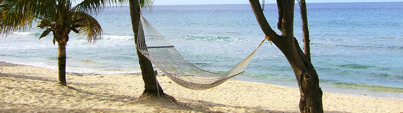 Hammock on beach