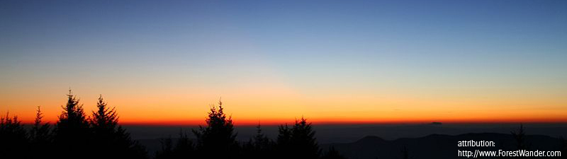 sunrise over mountain
