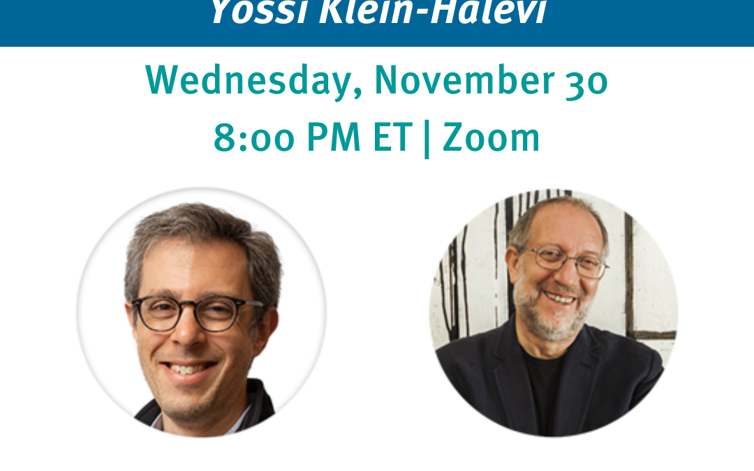 A Conversation with Yossi Klein-Halevi
