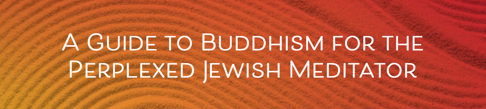 The Institute for Jewish Spirituality presents Awareness in Action