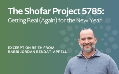 Re’eh: Shifting Our Awareness During Elul