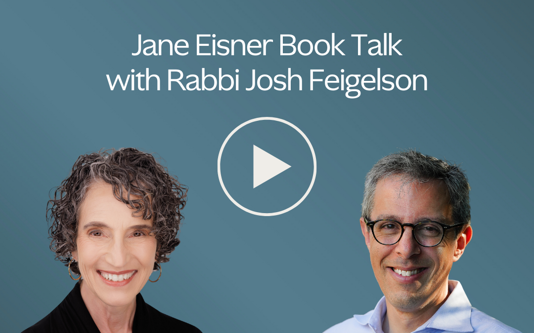 Book Talk with Jane Eisner